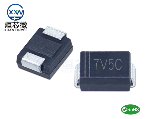 P6SMB7.5CA參數(shù),TVS二極管P6SMB7.5CA瞬態(tài)(變)抑制二極管